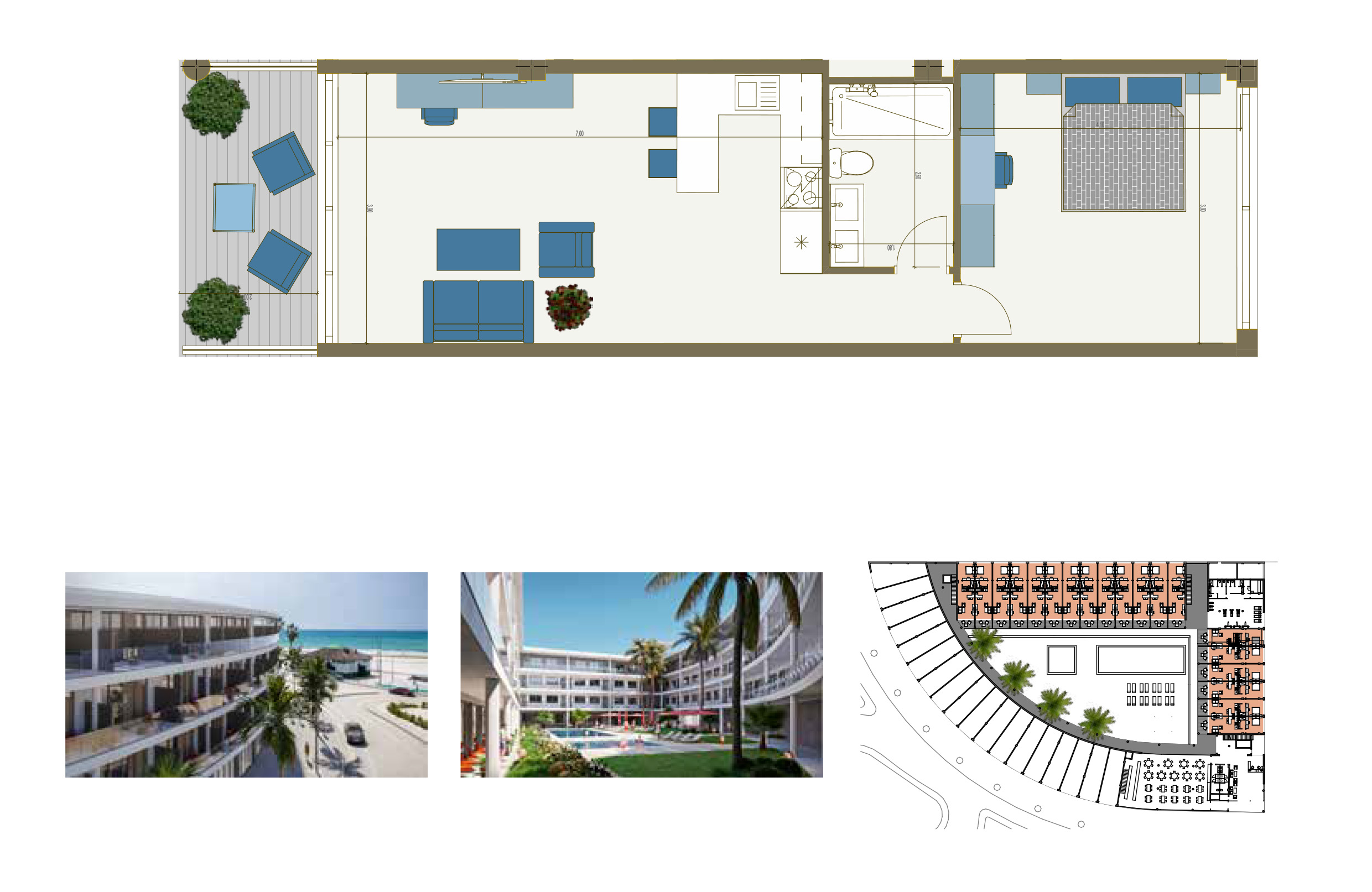 Corner Penthouse — Tuinzijde